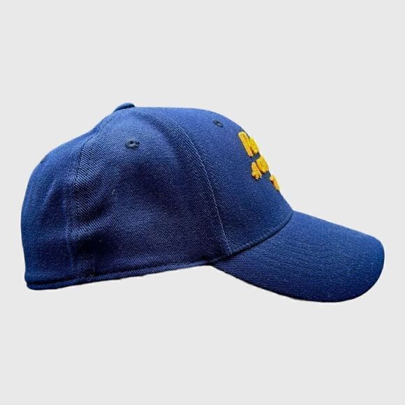 Vtg. ND Notre Dame Top of the World One‎ Fit Blue Fitted OSFA Baseball Hat NWOT - Picture 3 of 6